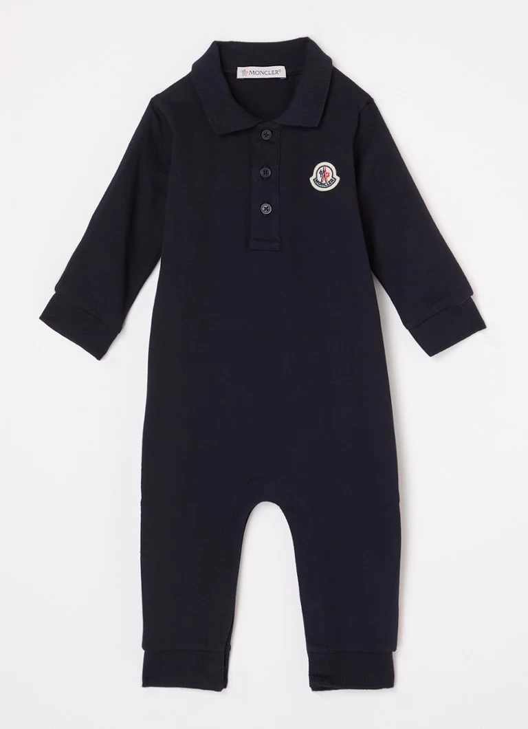 Tutina per neonati Moncler con logo