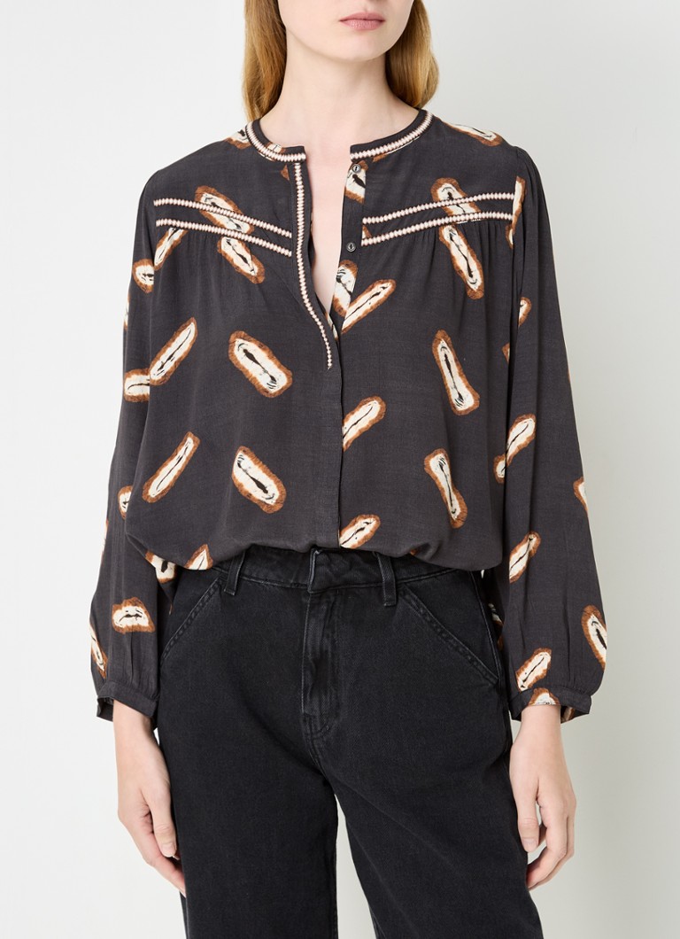 ba&sh Capella blouse with print