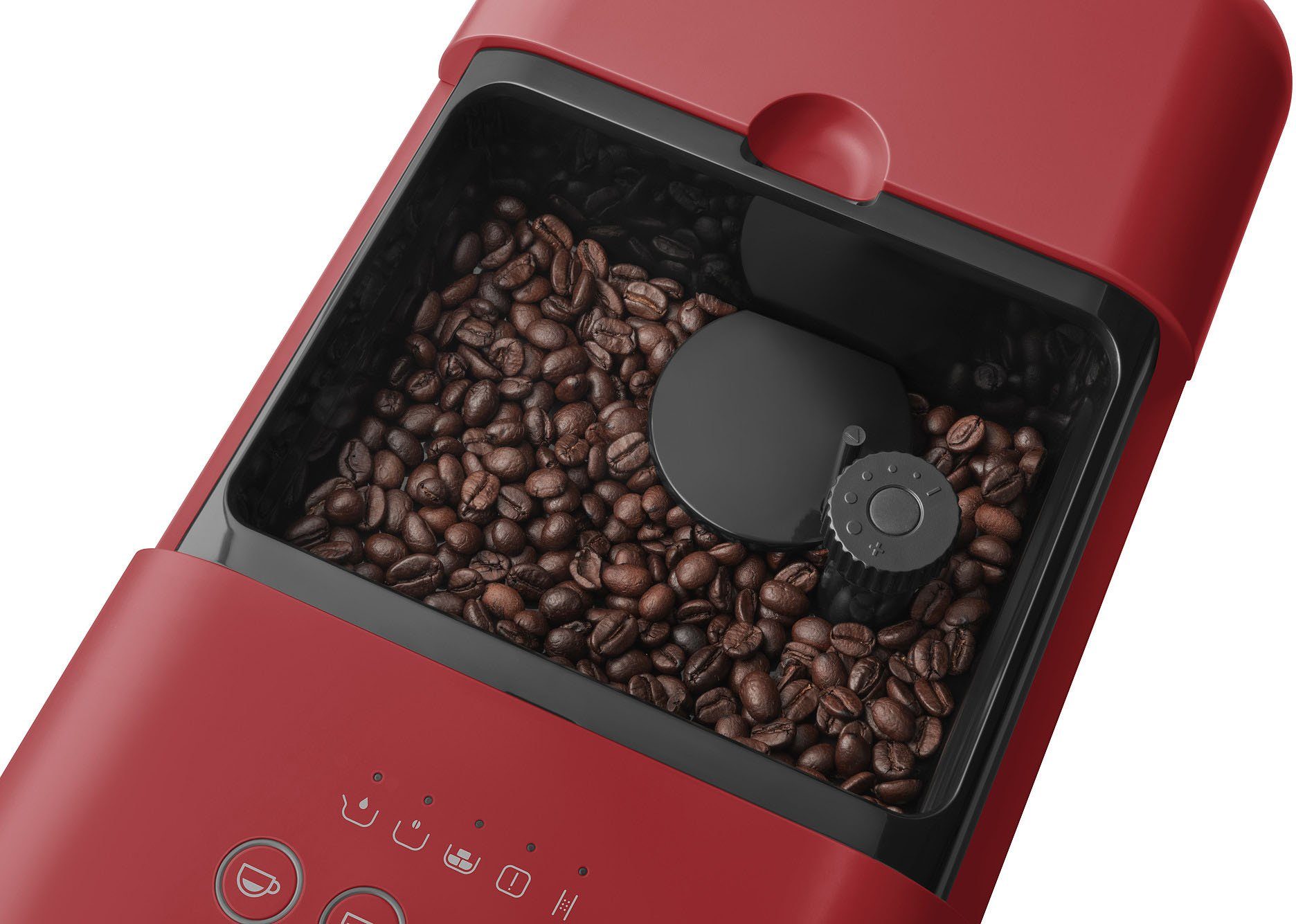 Smeg Kaffeevollautomat BCC01RDMEU, Herausnehmbare Brüheinheit