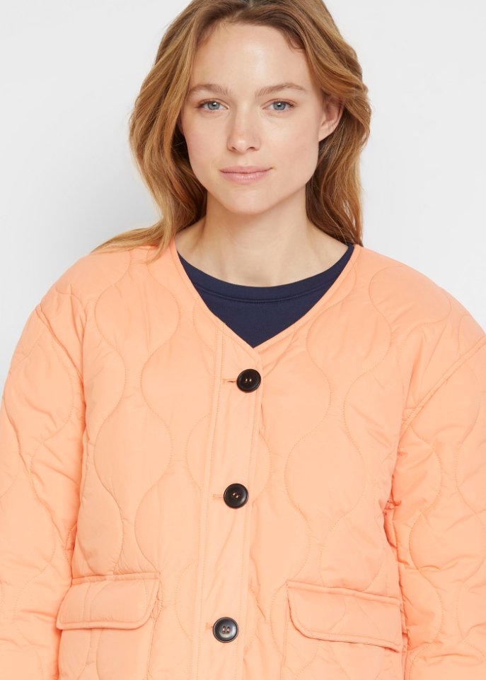 Oversize Steppjacke mit recyceltem Polyester
