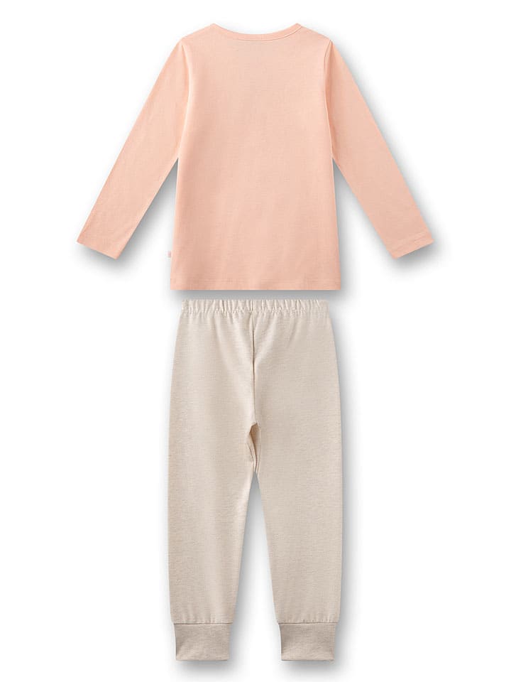 Sanetta Pyjama in Beige/ Rosa günstig kaufen