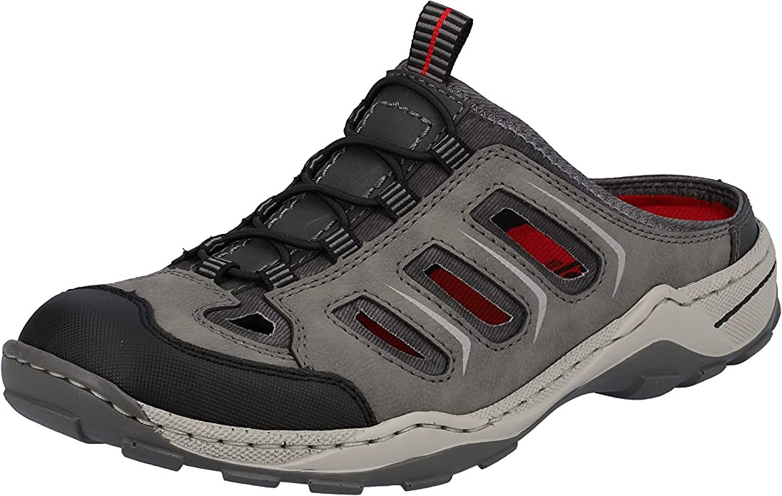 RIEKER Sportliche Sandalen silber