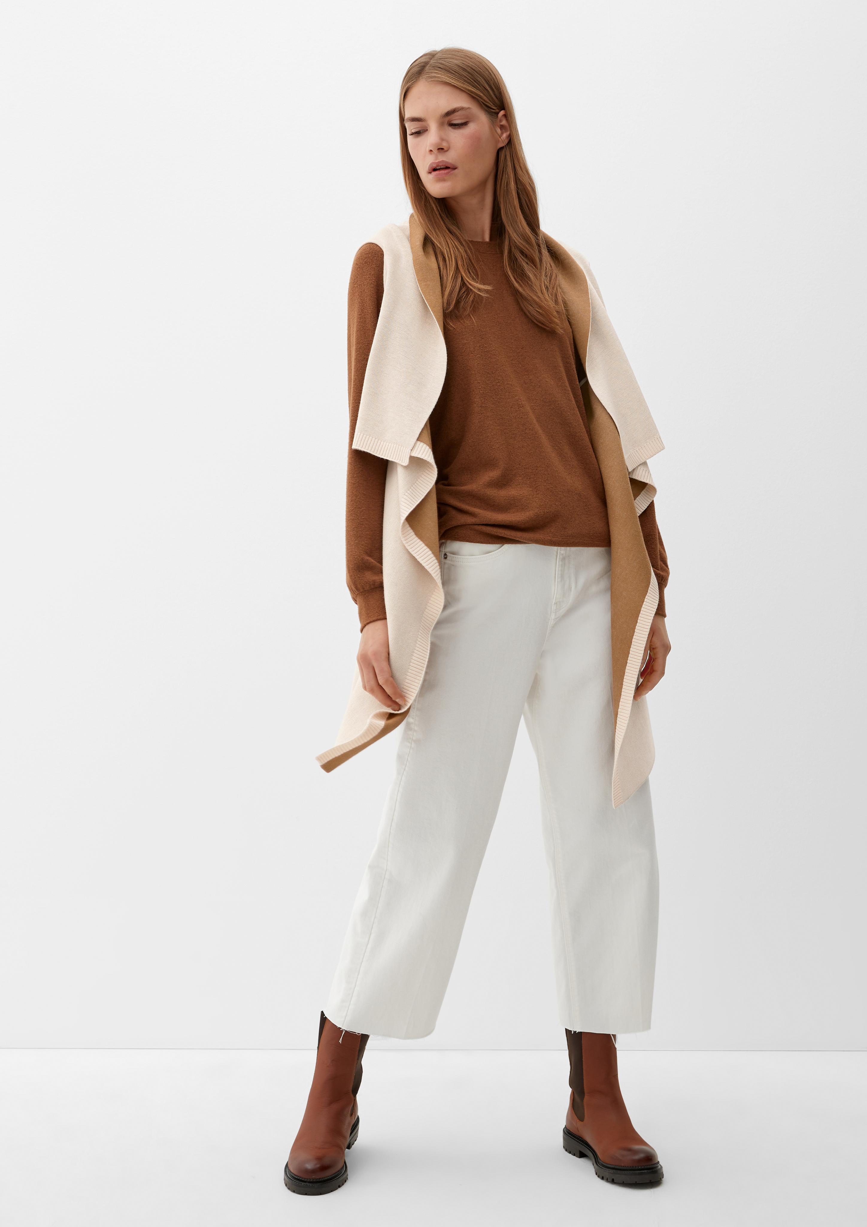 Poncho aus Viskosemix  2121426-8100