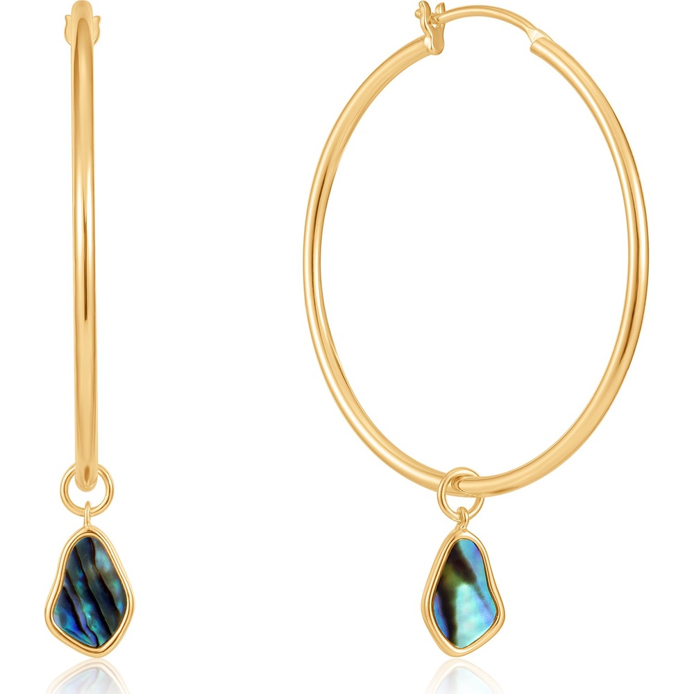 Ania Haie Créoles 925 Argent Boucles d'oreilles