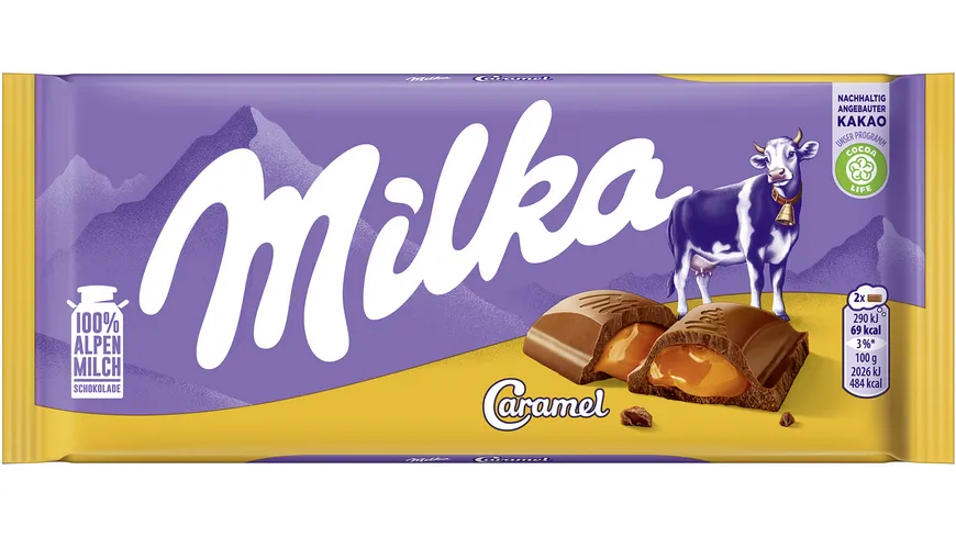 Milka Schokoladentafel Caramel 100 g