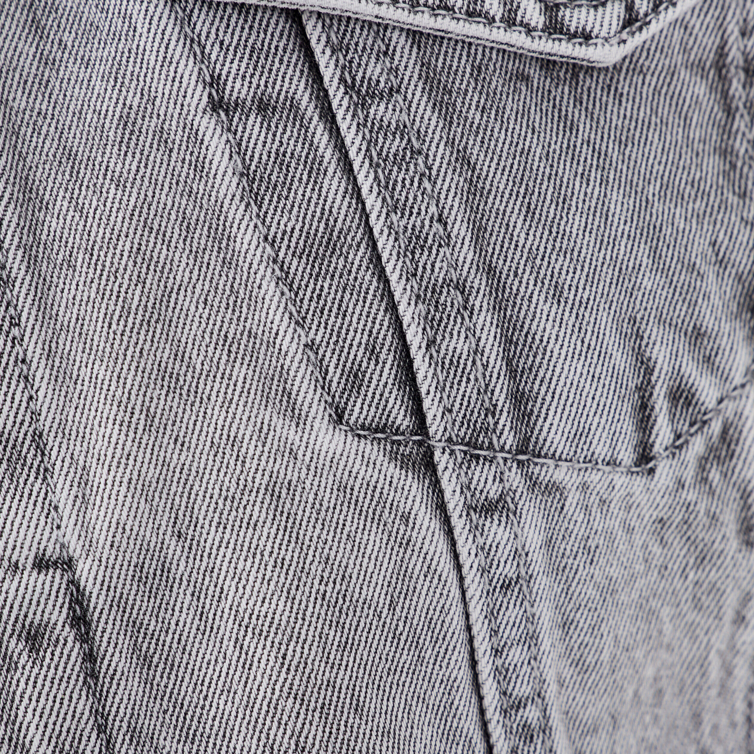 Veste droite en jean denim snow gris femme | Cache Cache