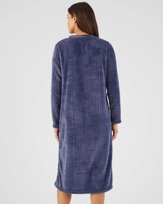 Chemise de nuit maille torsadée douce et chaude Thermolactyl