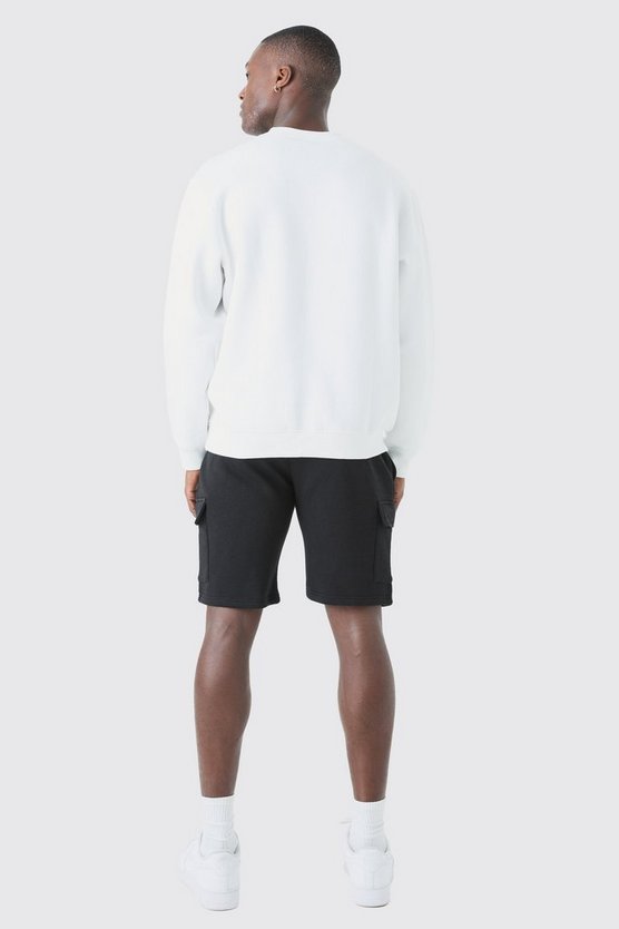 Basic Oversize Rundhals-Sweatshirt