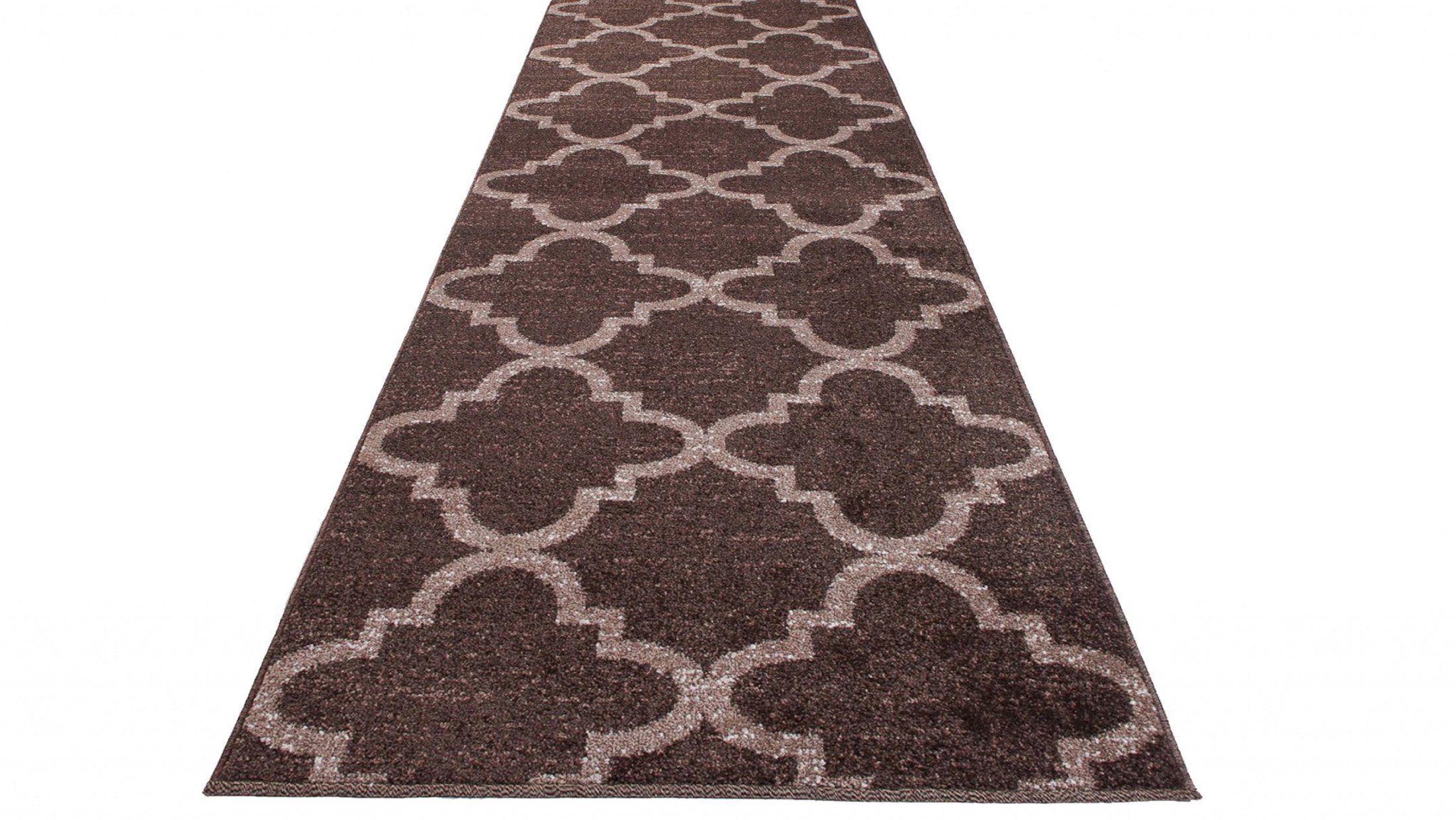 Läufer Läufer Flurläufer Modern für Vorzimmer, Küche - Braun, Mazovia, 80 x 100 cm, Kurzflor, Meterware, Höhe 10 mm, Kurzflor - niedrige Florhöhe