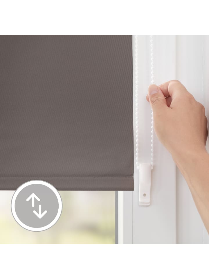 Lichtblick Seitenzugrollo in Taupe günstig kaufen
