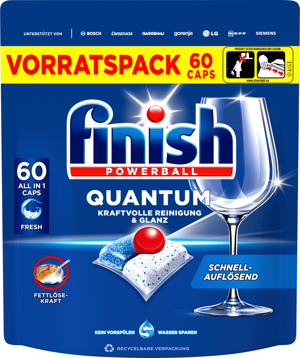 Spülmaschinen-Tabs Quantum, 60 St