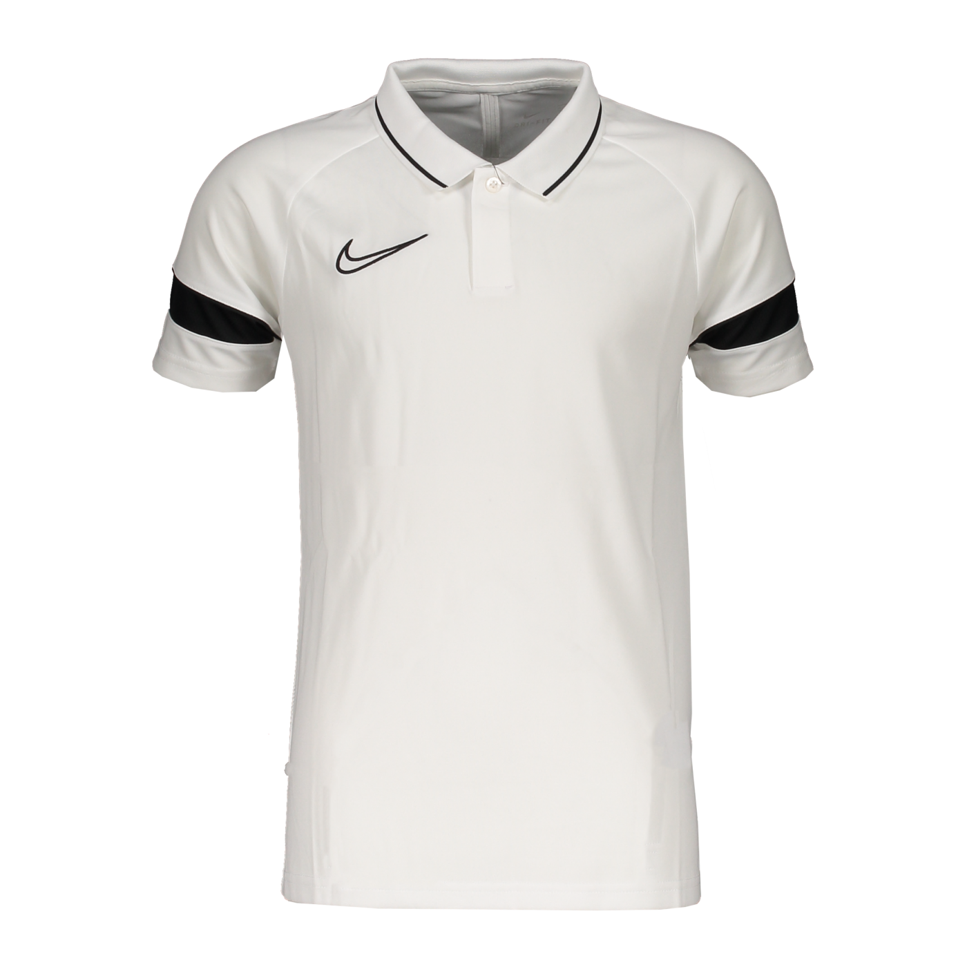 Nike Academy 21 Poloshirt Kids Weiss Schwarz F100