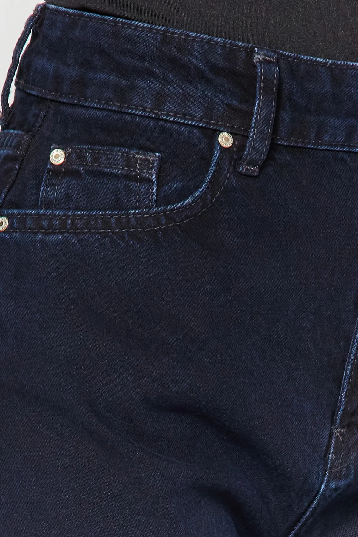 Trendyol Collection  Mitternachtsblaue Mom-Jeans mit hoher Taille TWOSS23JE00085