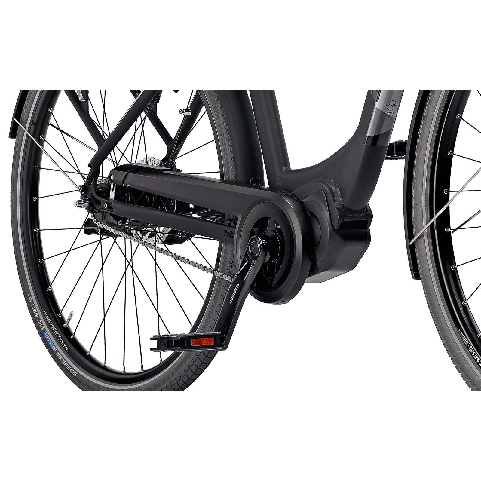 Airtracks E-Bike 28 Zoll Damen E-Bike City LS SHIMANO STEPS E5000, 7 Gang, Nabenschaltung, Mittelmotor, 418,00 Wh Akku, SHIMANO NEXUS - 45cm 50cm