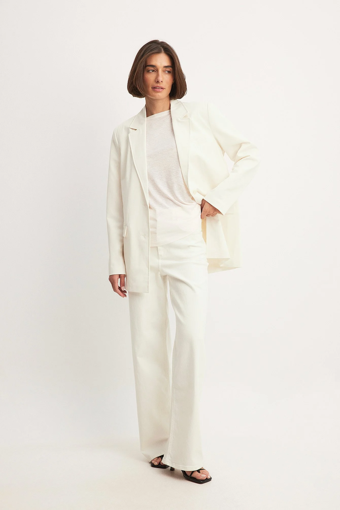 Oversized Blazer mit Steppnähten