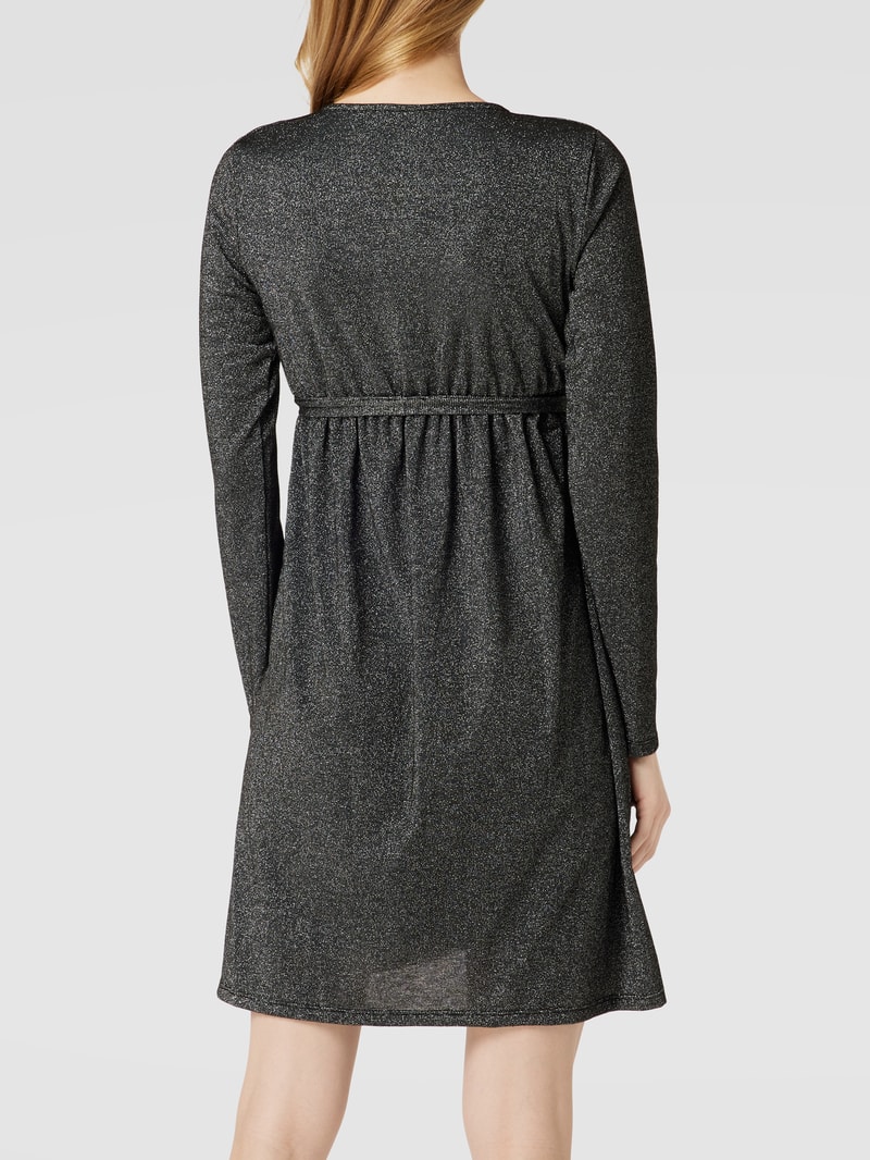 Umstands-Kleid in schimmernder Optik Modell 'JASMIN' in schwarz