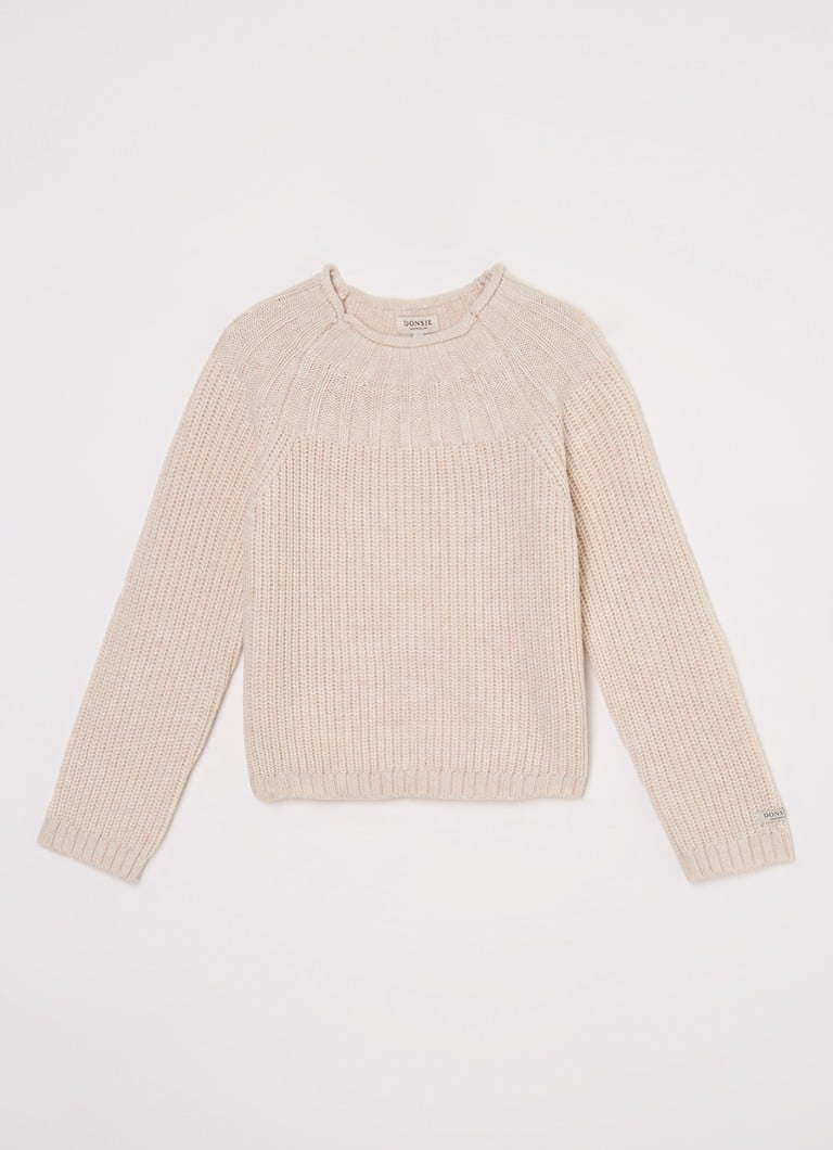 Sweter z grubej dzianiny Donsje Amsterdam Dawi z mieszanki wełny