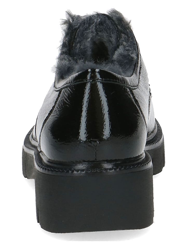 Caprice Leder-Schnürschuhe in Schwarz günstig kaufen