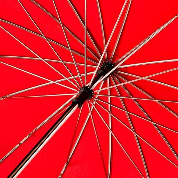 EuroSCHIRM® Stockregenschirm Metropolitan®, rot