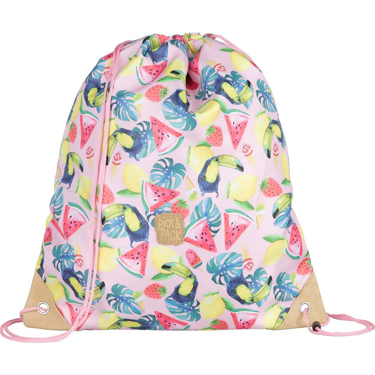 Sportbeutel Tropical Fruit, Soft pink