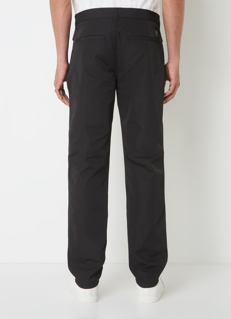Armani Exchange Tapered fit trousers with zip pockets