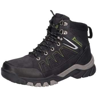 Puccetti Schnür Boots in schwarz