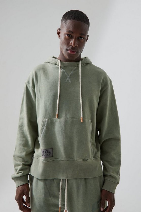 Man Active Oversize Hoodie mit Rest Day Print