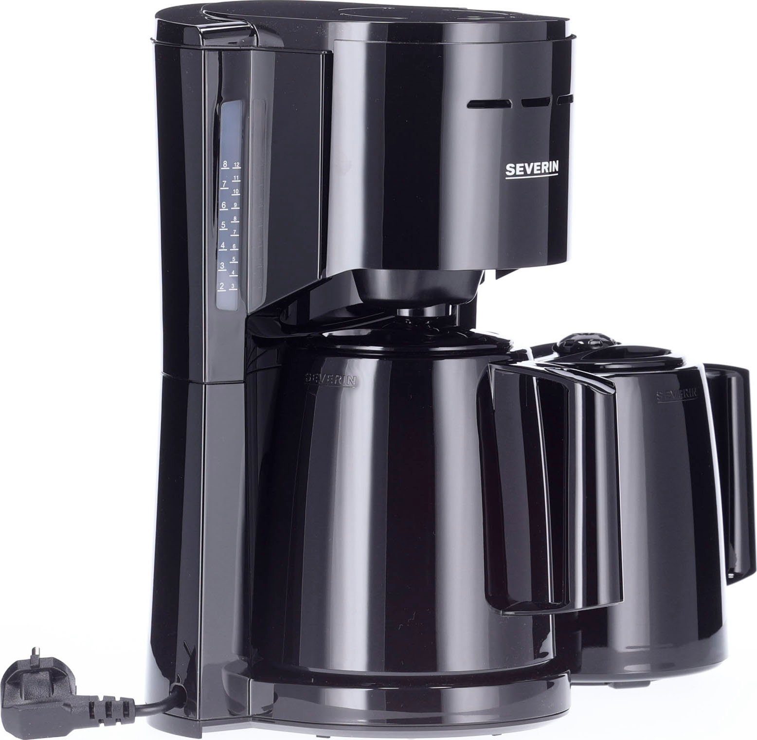 Severin Filterkaffeemaschine KA 9307, 1l Kaffeekanne, Papierfilter 1x4, mit 2 Thermokannen