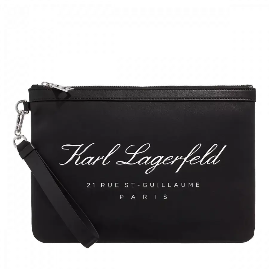 Karl Lagerfeld - Karl Lagerfeld Clutches & Evening Bags Kunstleder Black - schwarz