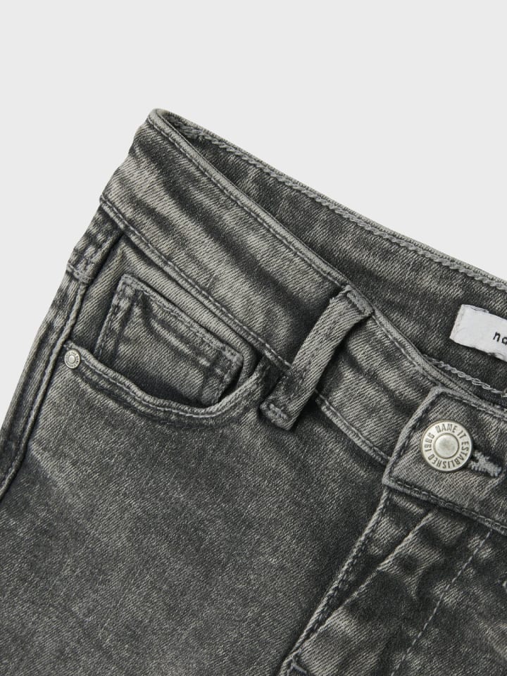 name it Bootcut Jeanshose in light grey denim günstig kaufen