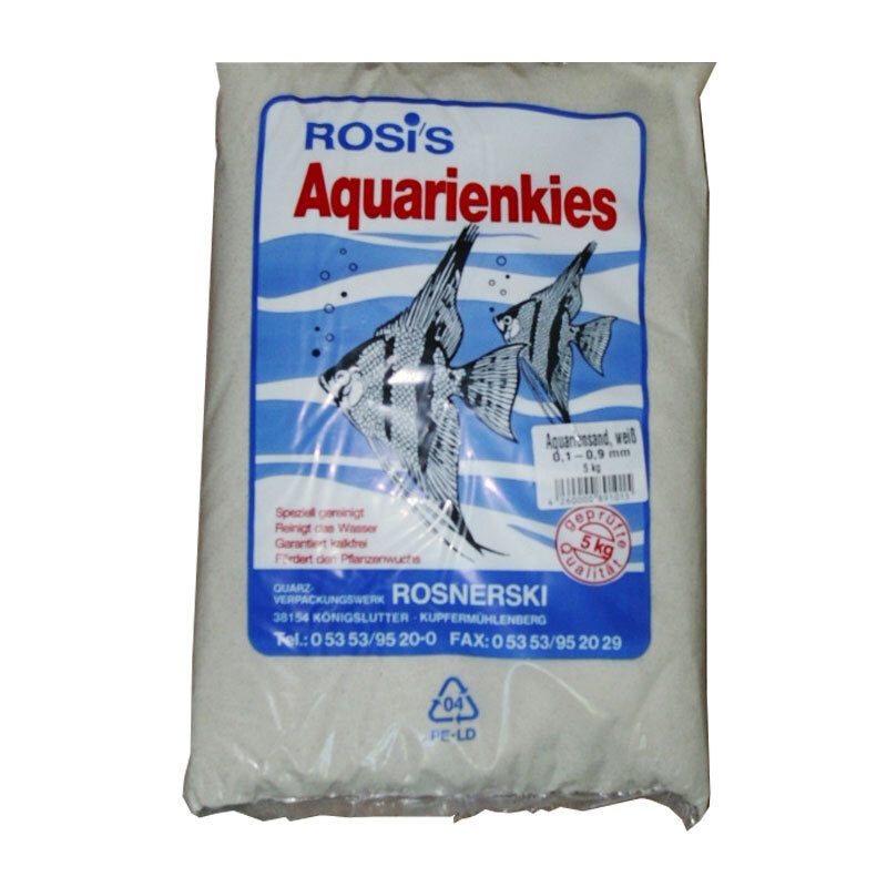 Rosi's Bodengrund Rosi's Rosnerski Aquariensand 5Kg weiß