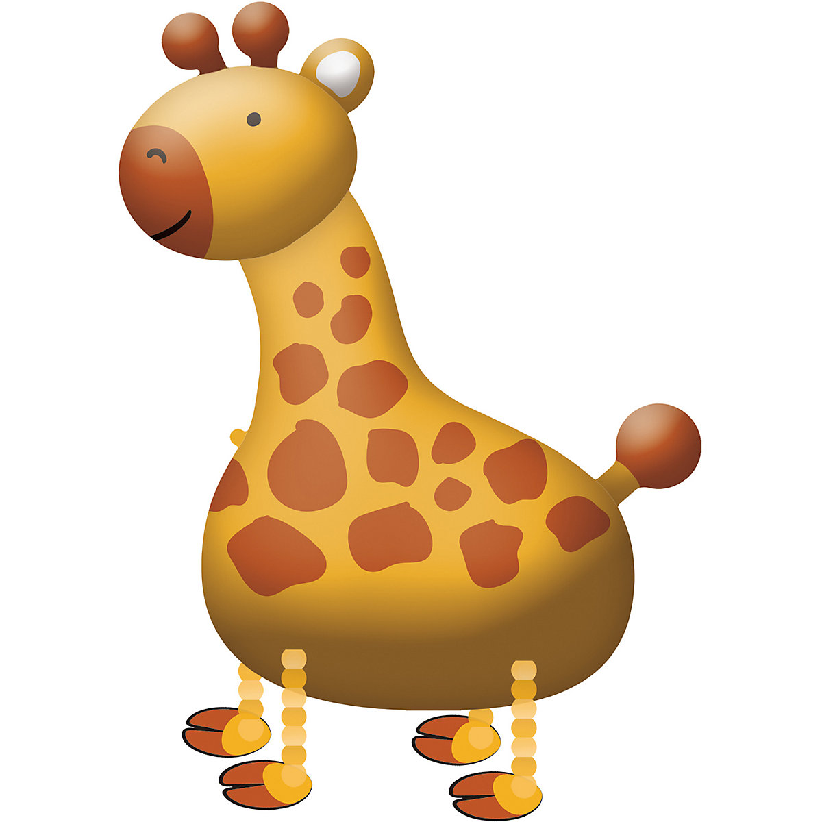 Walking Balloon Giraffe Folienballon 89 cm x 109 cm