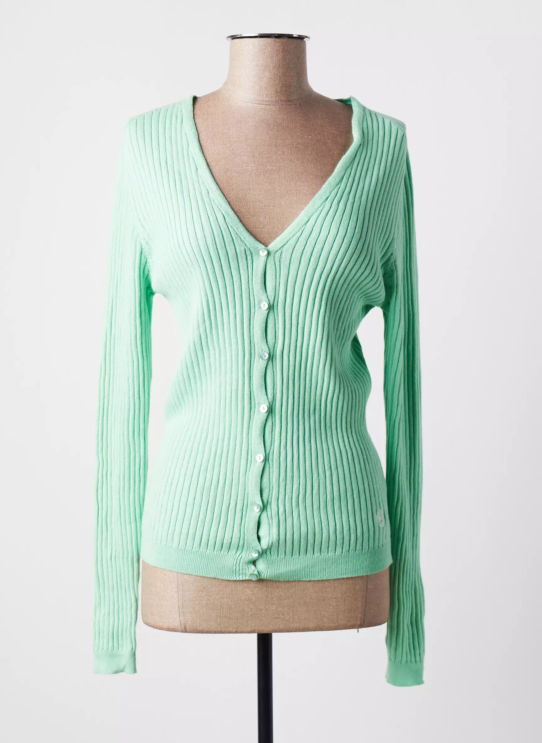 La Petite Francaise Cardigans Femme couleur vert
