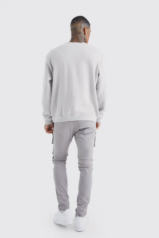 Skinny Cargo-Hose mit Taschen