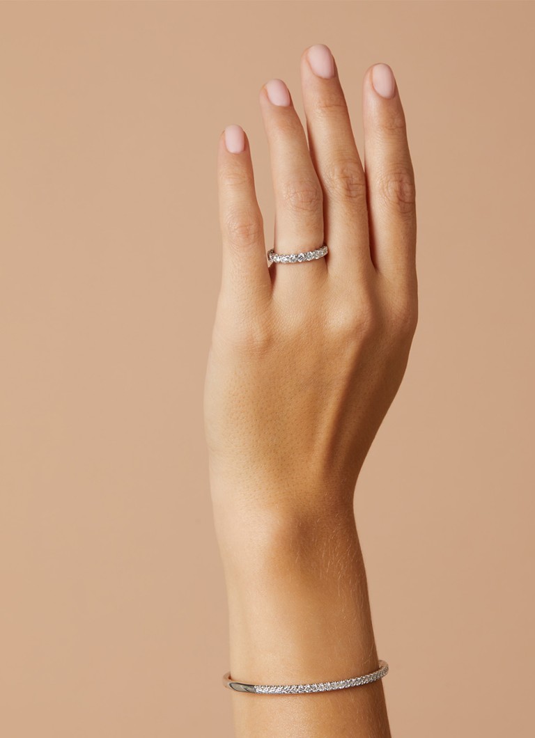 Anello Diamond Point in oro bianco, diamante da 1,00 ct, Galleria