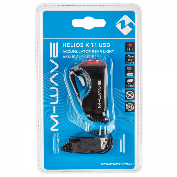 M-Wave - Helios K 1.1 USB Rücklicht - Rücklicht