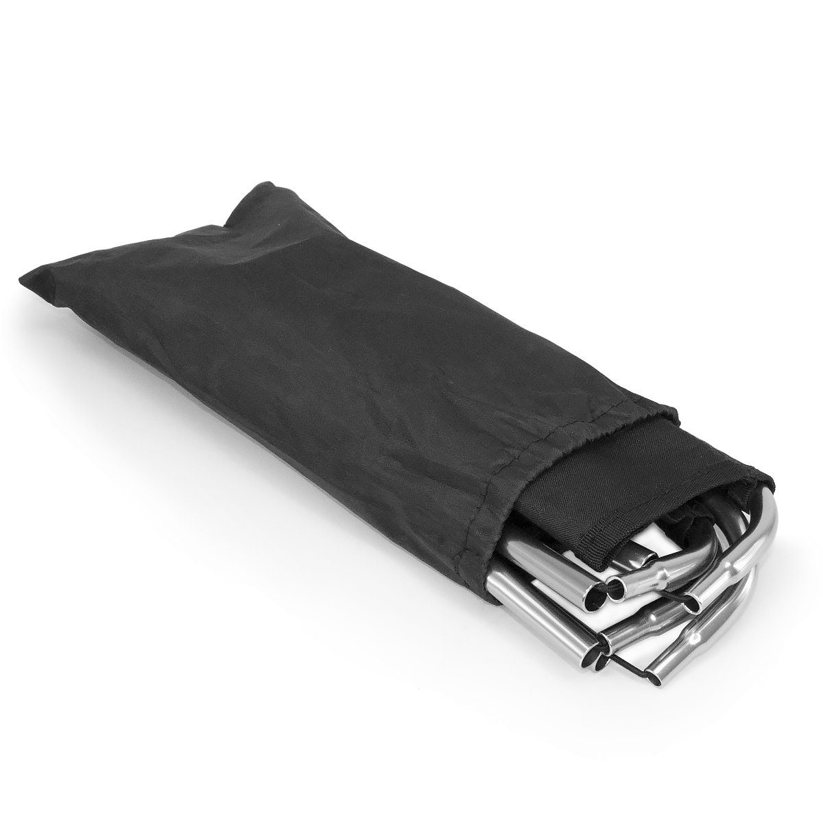 MidGard Klappstuhl Campinghocker, ultraleichter Falthocker aus Aluminium bis 80kg belastb