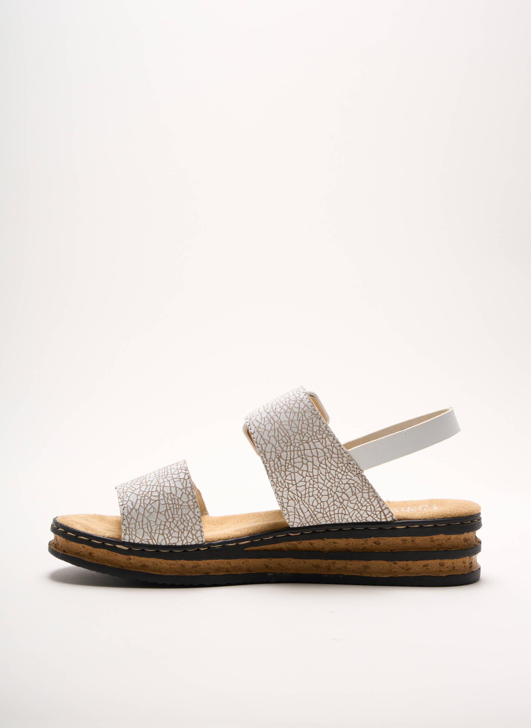 Rieker Sandales Nu Pieds Femme couleur beige