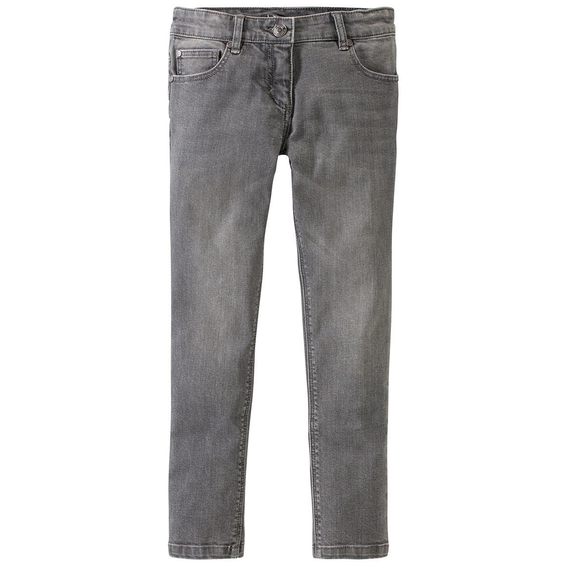 Mädchen Skinny-Jeans mit Used-Waschung
