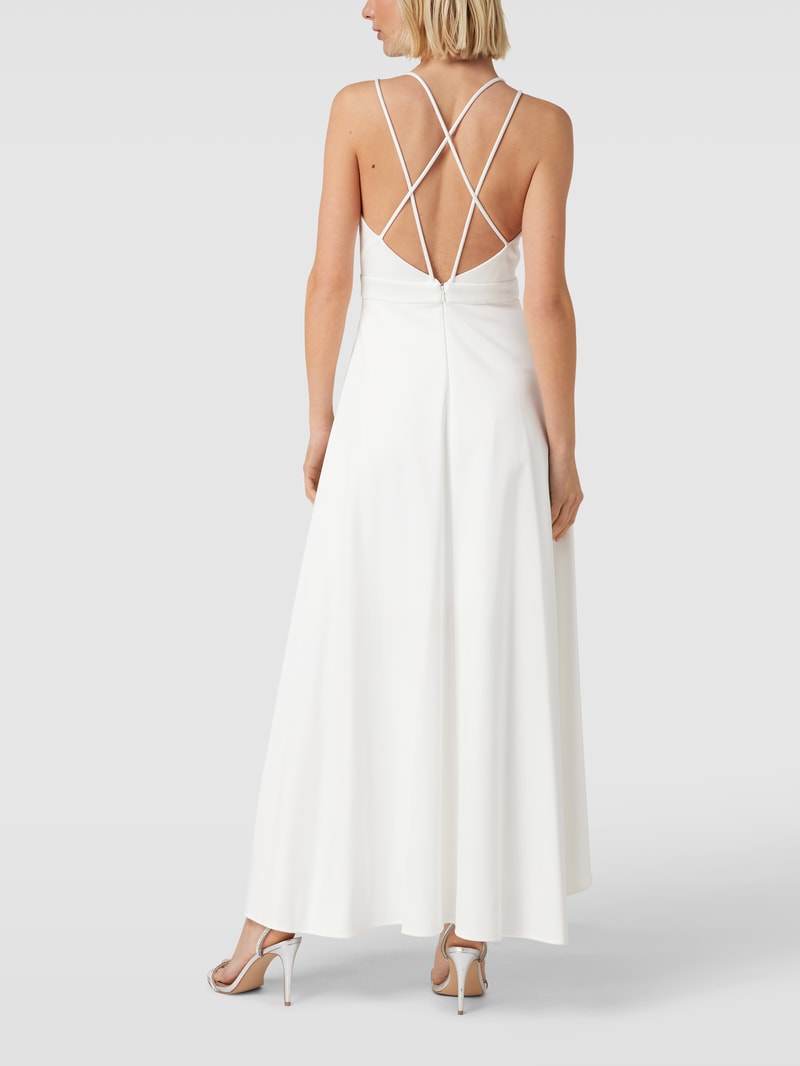 Brautkleid mit Herz-Ausschnitt in ecru