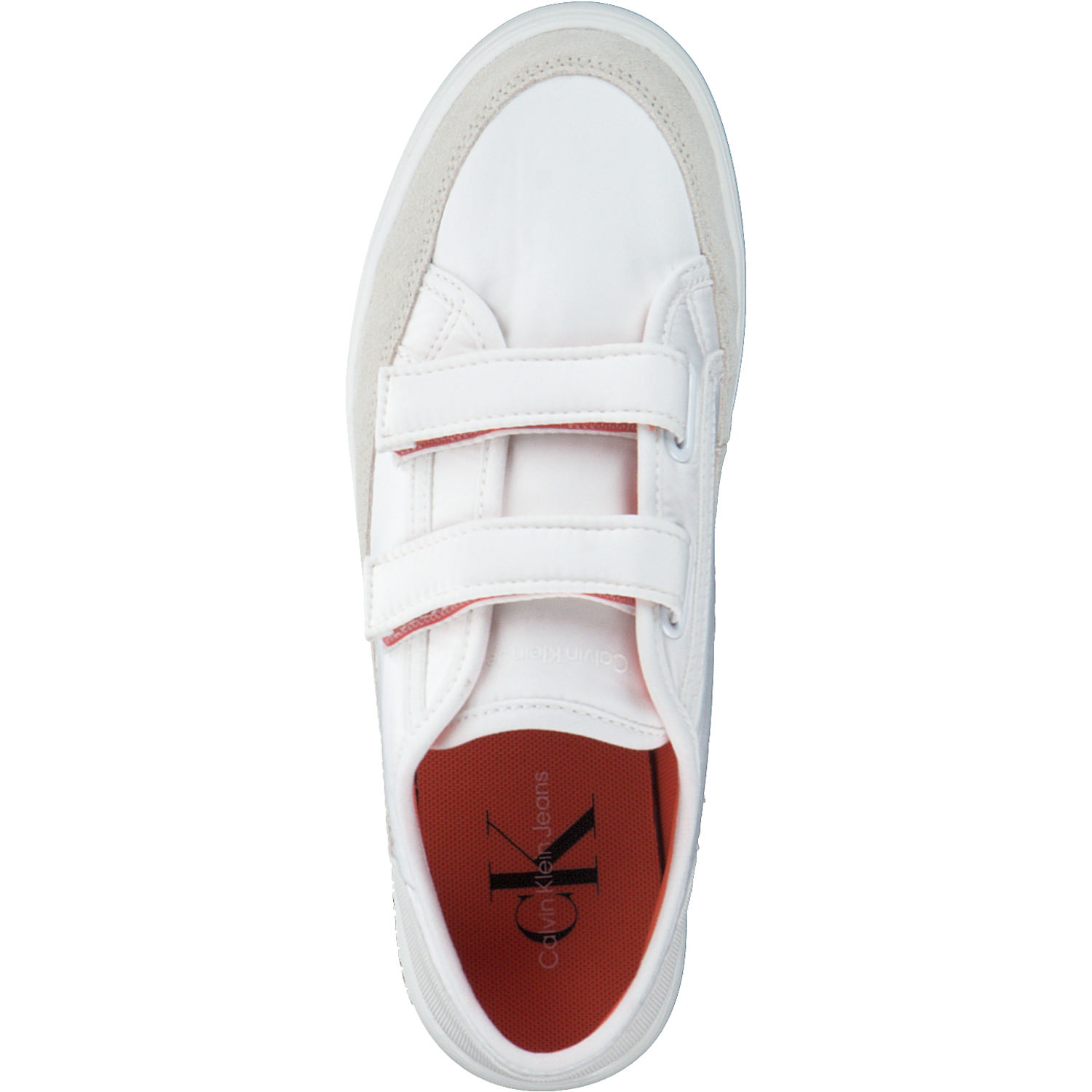 Calvin Klein YWOYW00909, Slip-On-Sneaker, Damen, weiß