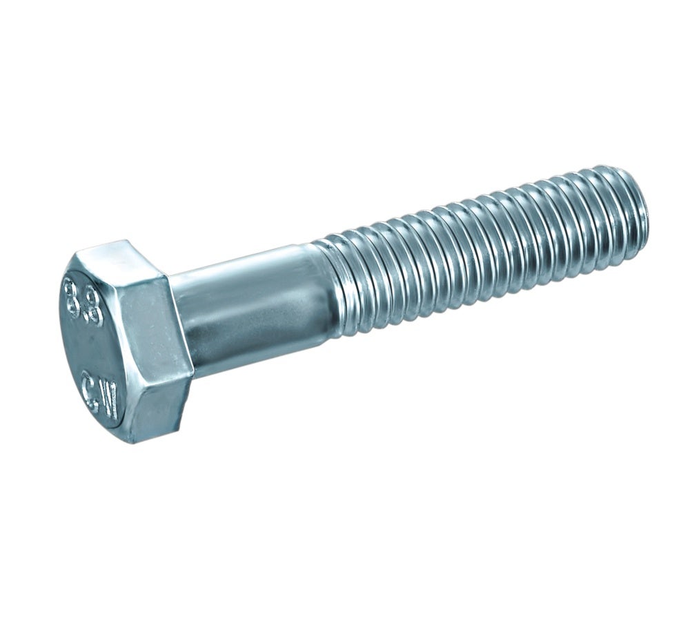 DIN 931 Sechskantschraube 8.8 galv. zn