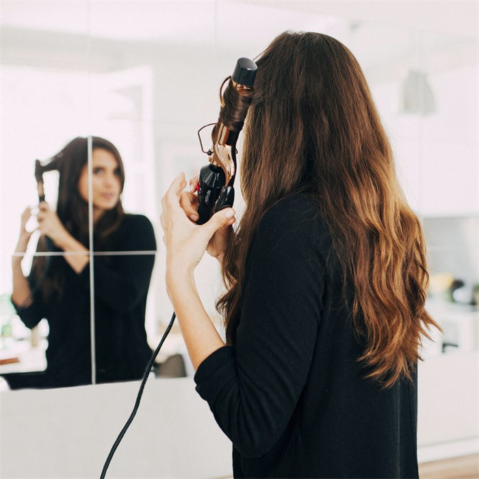 Rose Gold Salon Curling Iron 32 mm