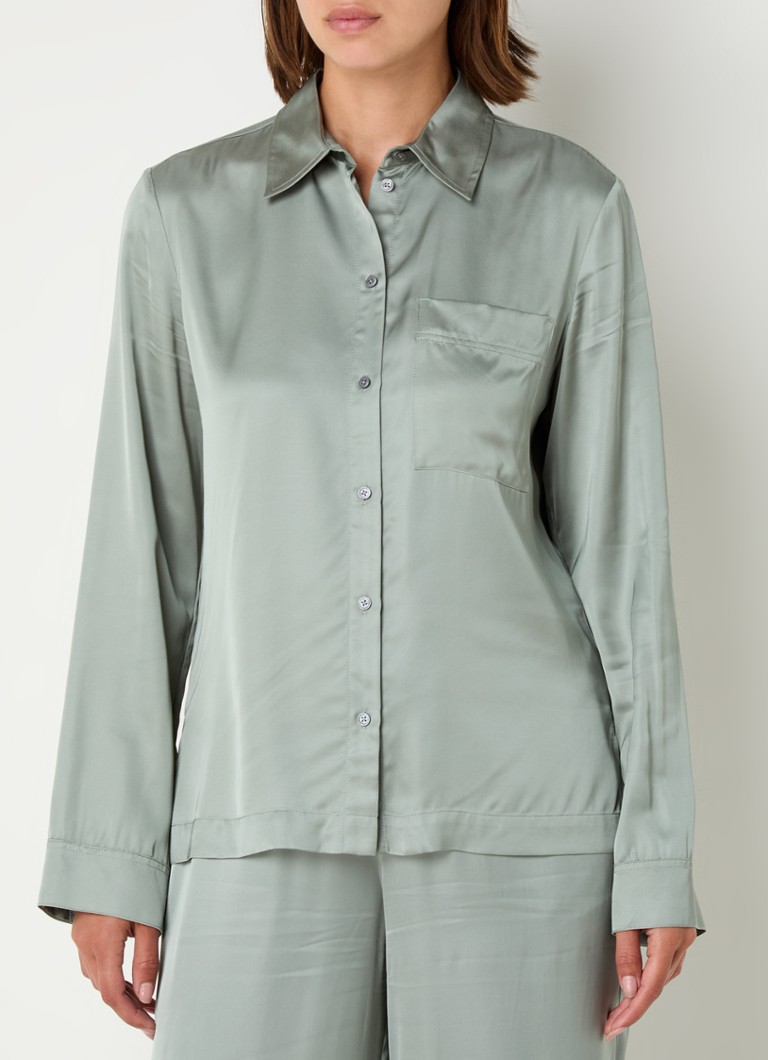 Marc O'Polo  Blouse met borstzak