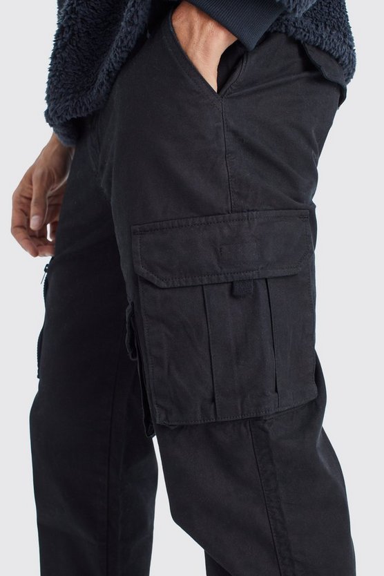 Cargo-Hose mit geradem Bein und Etikett