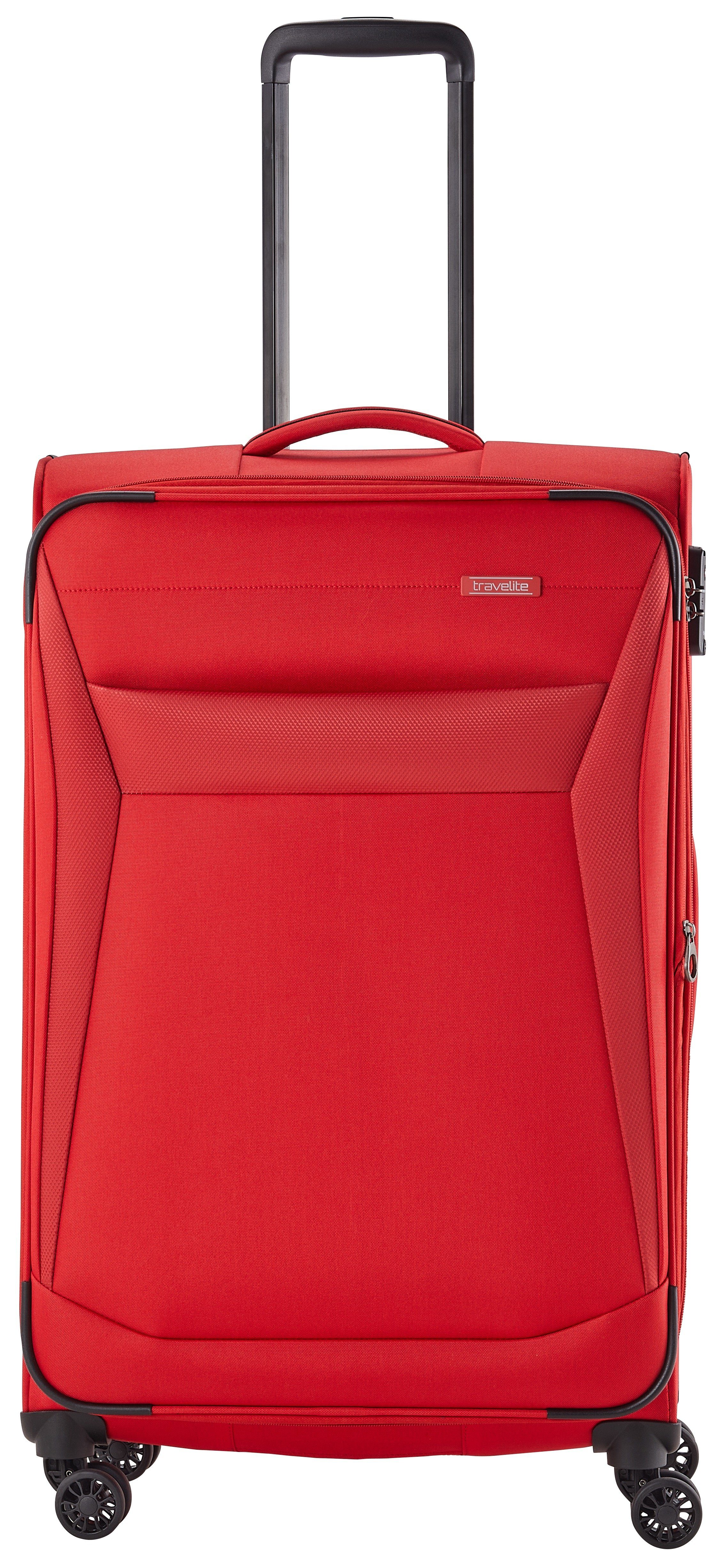 travelite Weichgepäck-Trolley CHIOS 4w Trolley L, 4 Rollen, in praktischem Design