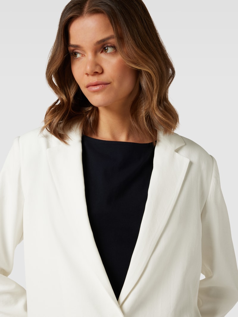 Blazer mit Reverskragen in ecru