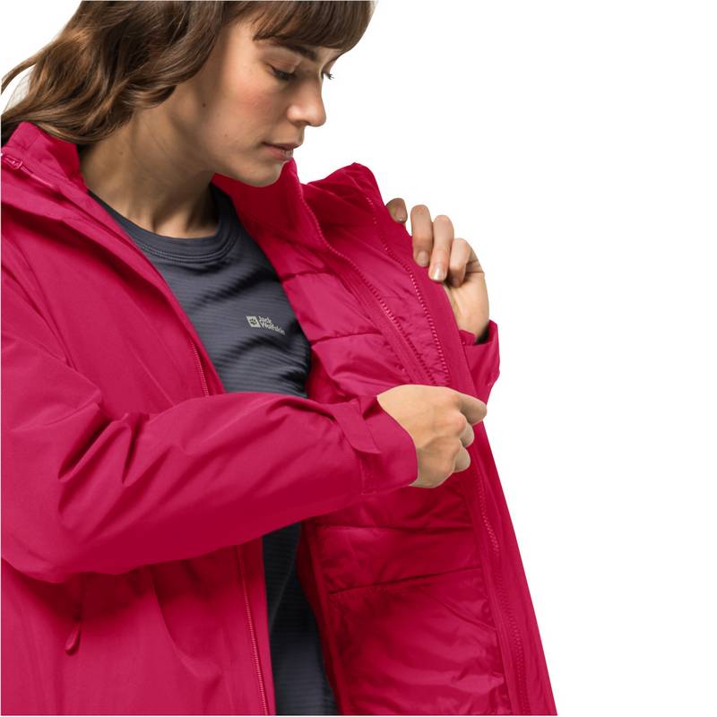 Jack Wolfskin GLAABACH 3IN1 JKT W Doppeljacke Damen