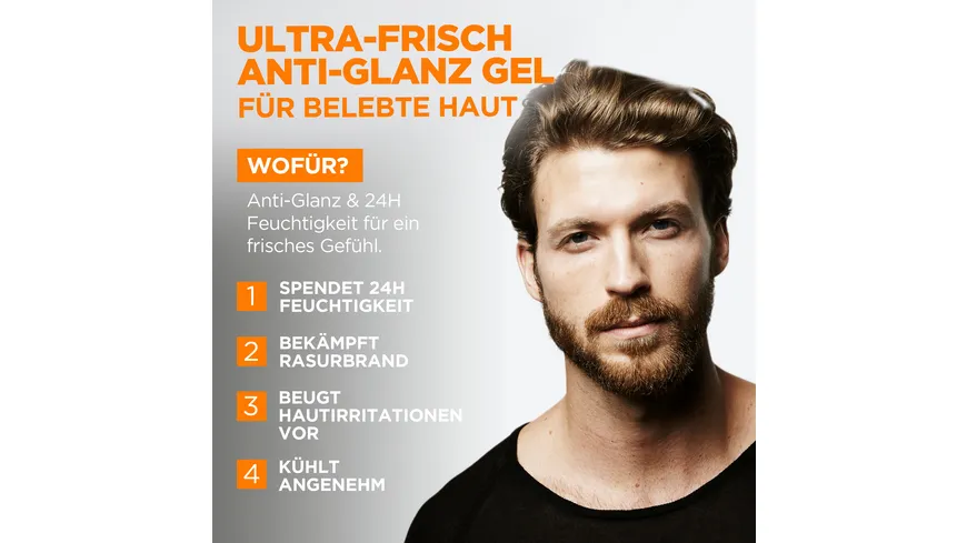 L'Oréal Men Expert Hydra Energy kühlendes Feuchtigkeitsgel Gesicht 50 ml