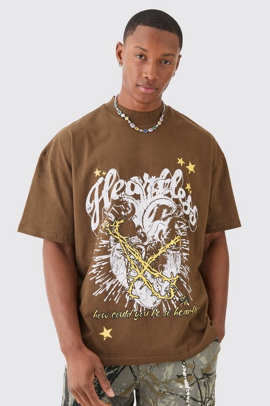 Oversize T-Shirt mit Print